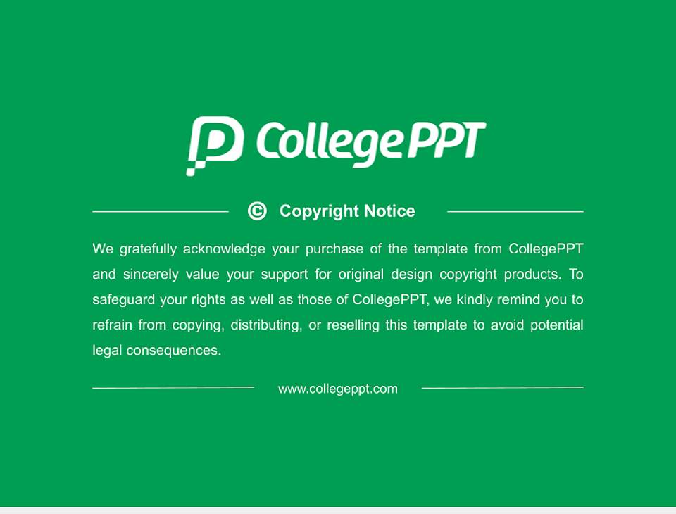 Nayoro City University General PPT Template4:3 ratio PPT effect preview image6