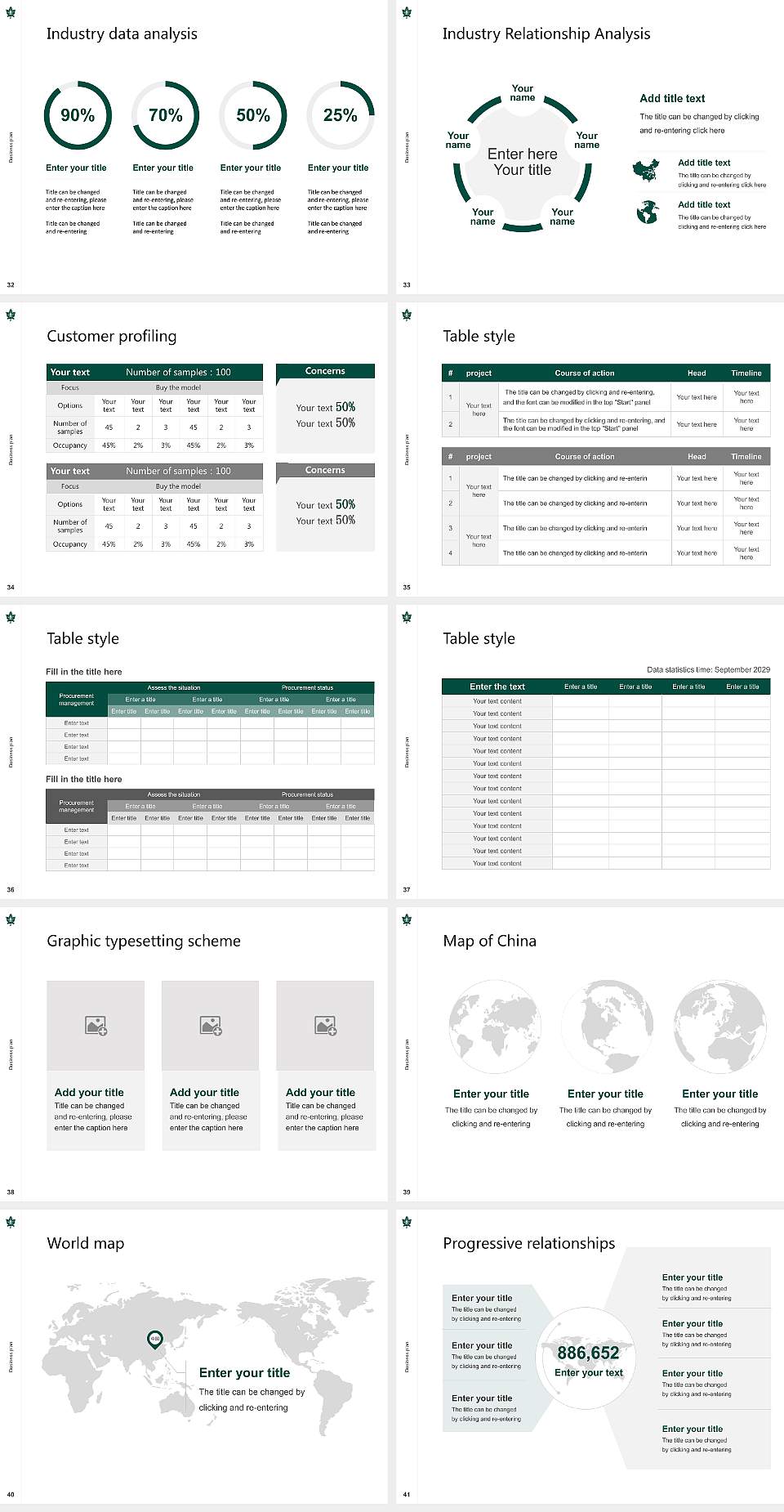 Nagoya University of Commerce & Business Competition/Entrepreneurship Contest PPT Template4:3 ratio PPT effect preview image5