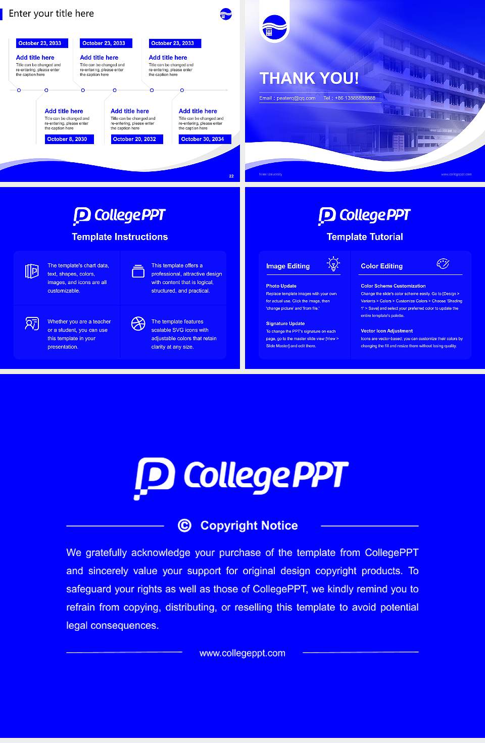 Niimi University Lecture Sharing and Networking Event PPT Template4:3 ratio PPT effect preview image4