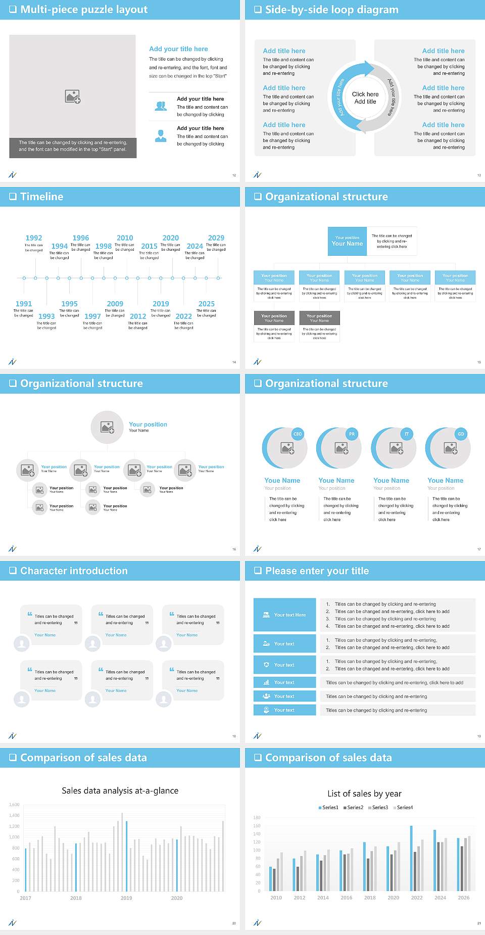 Naragakuen University General PPT Template4:3 ratio PPT effect preview image3