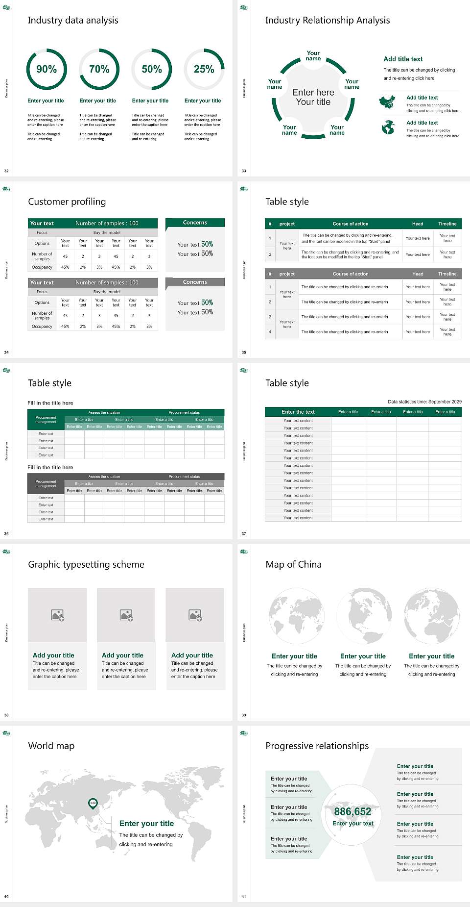 Nagoya University Competition/Entrepreneurship Contest PPT Template4:3 ratio PPT effect preview image5