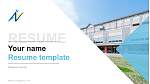 Naragakuen University Resume Templat PPT