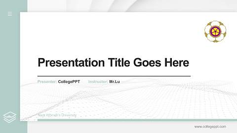 Nara Women’s University Thesis Proposal/Graduation Defense PPT Template