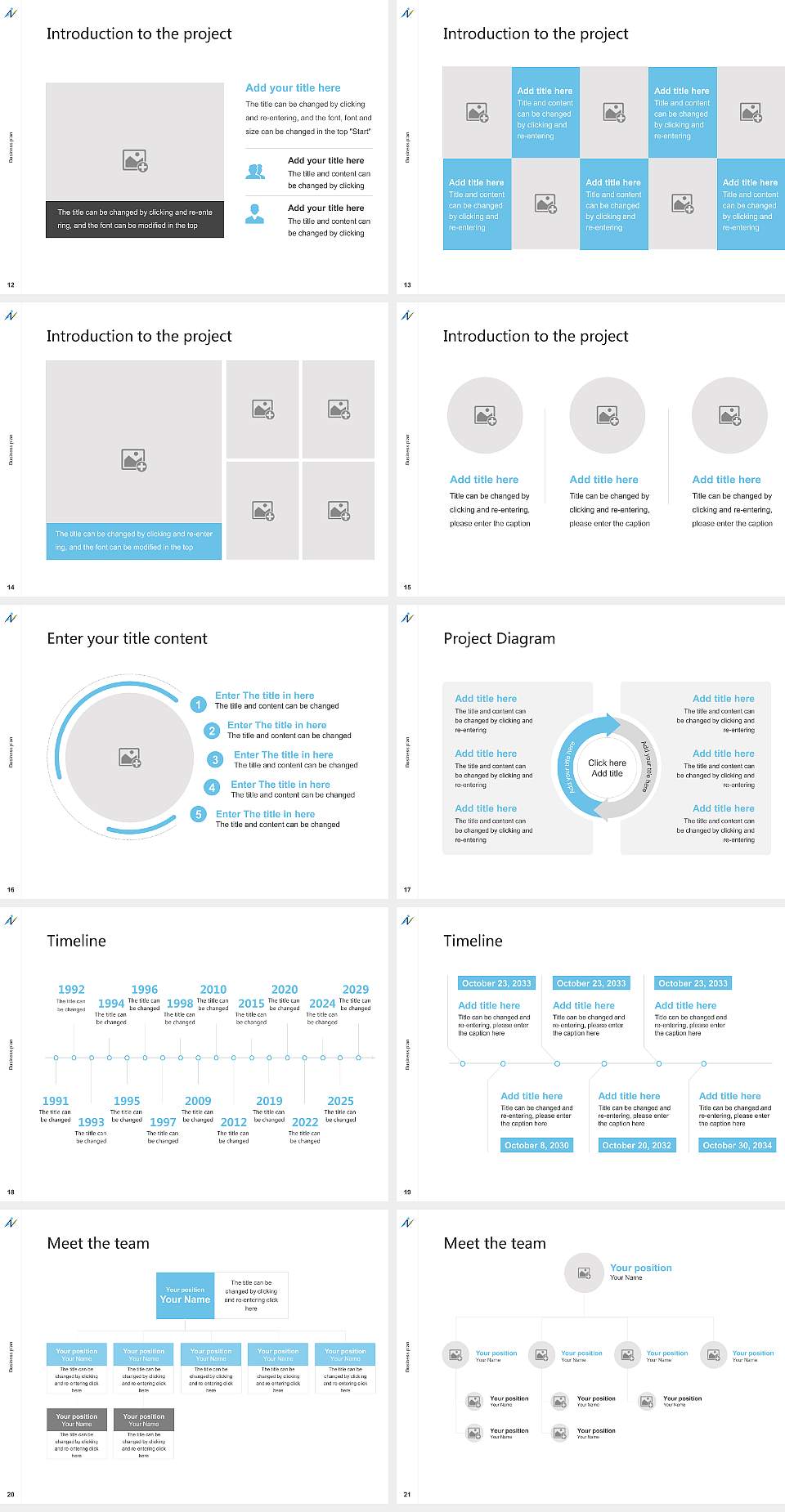 Naragakuen University Competition/Entrepreneurship Contest PPT Template4:3 ratio PPT effect preview image3