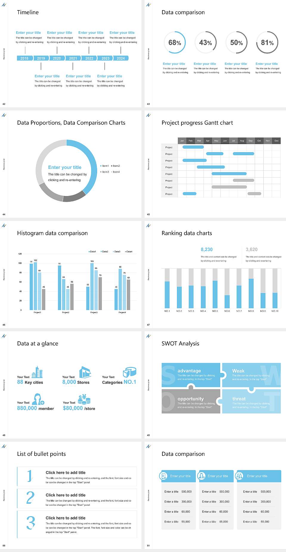 Naragakuen University Competition/Entrepreneurship Contest PPT Template4:3 ratio PPT effect preview image6