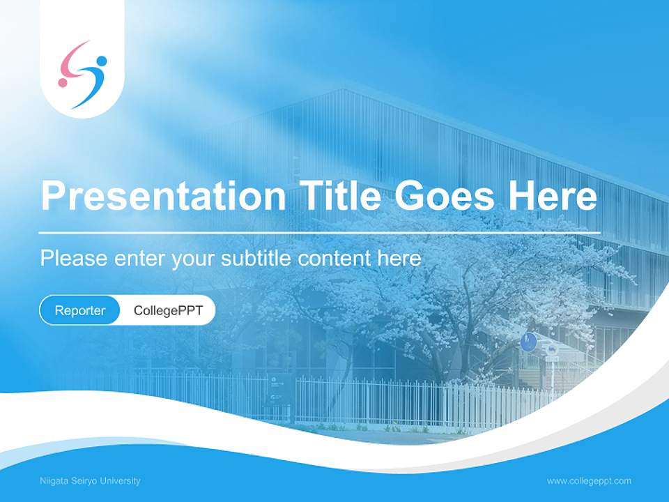 Niigata Seiryo University Lecture Sharing and Networking Event PPT Template4:3 ratio PPT effect preview image4