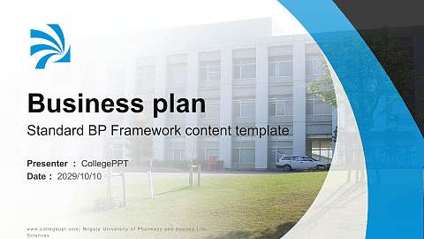 Niigata University of Pharmacy and Applied Life Sciences Competition/Entrepreneurship Contest PPT Template