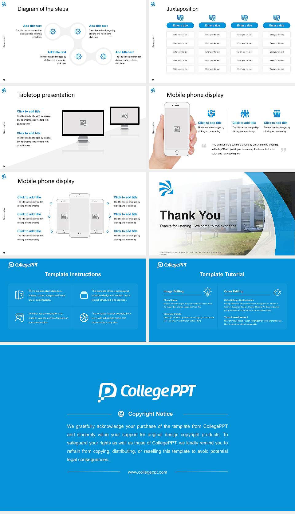 Niigata University of Pharmacy and Applied Life Sciences Competition/Entrepreneurship Contest PPT Template16:9 ratio PPT effect preview image9