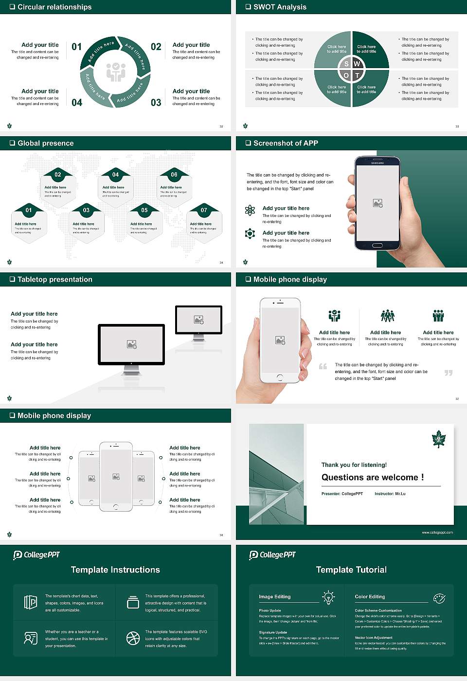 Nagoya University of Commerce & Business General PPT Template16:9 ratio PPT effect preview image5