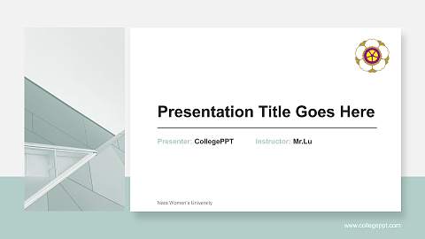 Nara Women’s University General PPT Template