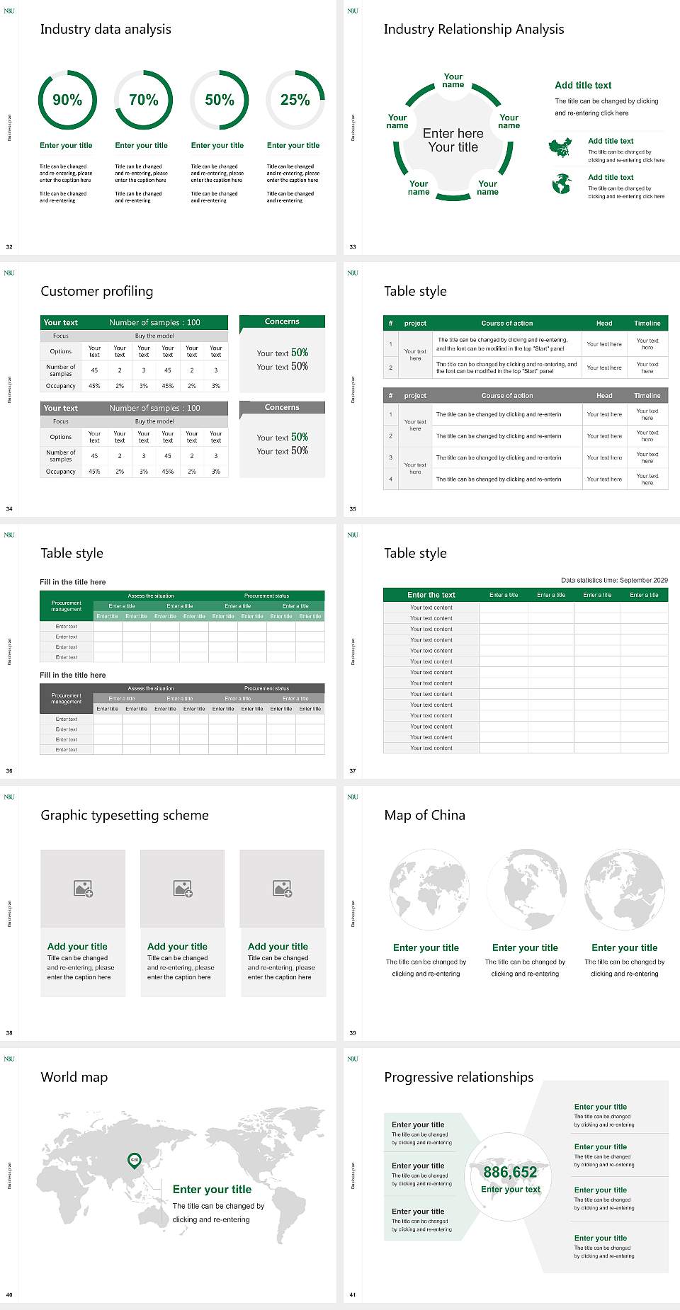 Nippon Bunri University Competition/Entrepreneurship Contest PPT Template4:3 ratio PPT effect preview image5