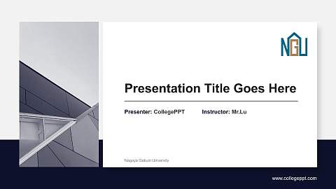 Nagoya Gakuin University General PPT Template
