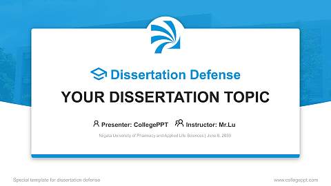 Niigata University of Pharmacy and Applied Life Sciences Graduation Thesis Defense PPT Template