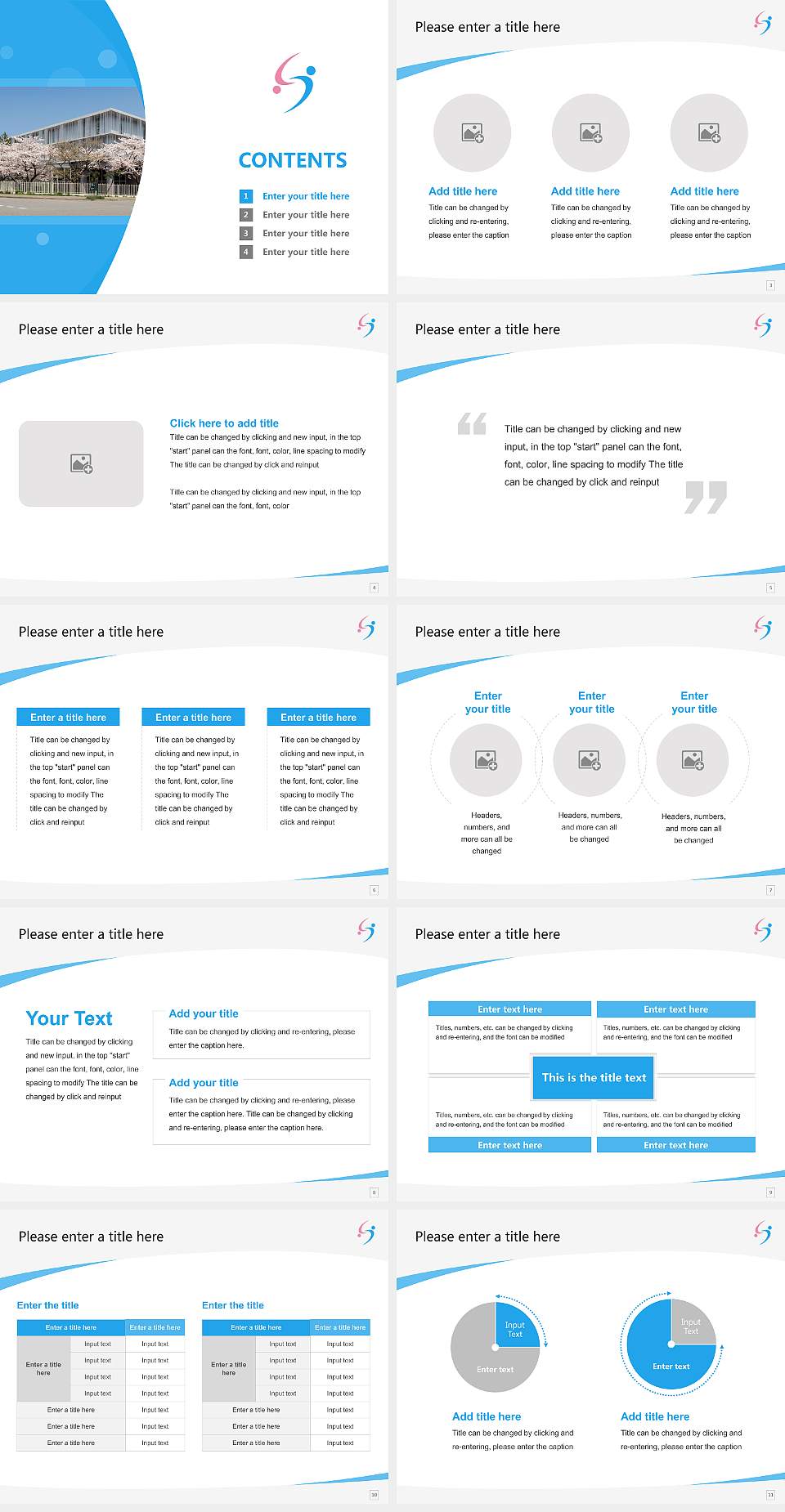 Niigata Seiryo University Course/Courseware Creation PPT Template4:3 ratio PPT effect preview image2