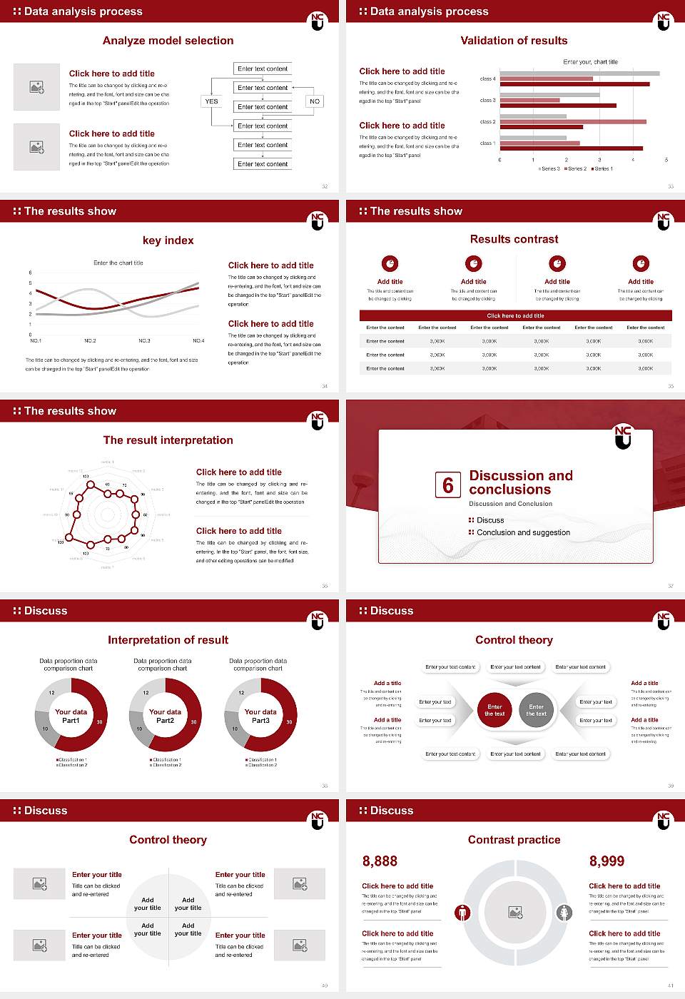 Nagoya City University Graduation Thesis Defense PPT Template16:9 ratio PPT effect preview image5