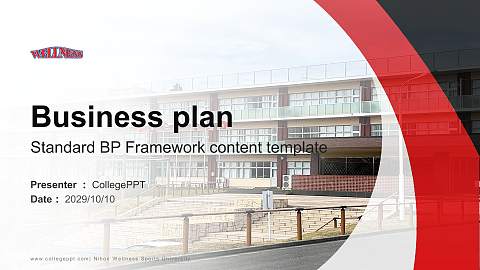 Nihon Wellness Sports University Competition/Entrepreneurship Contest PPT Template