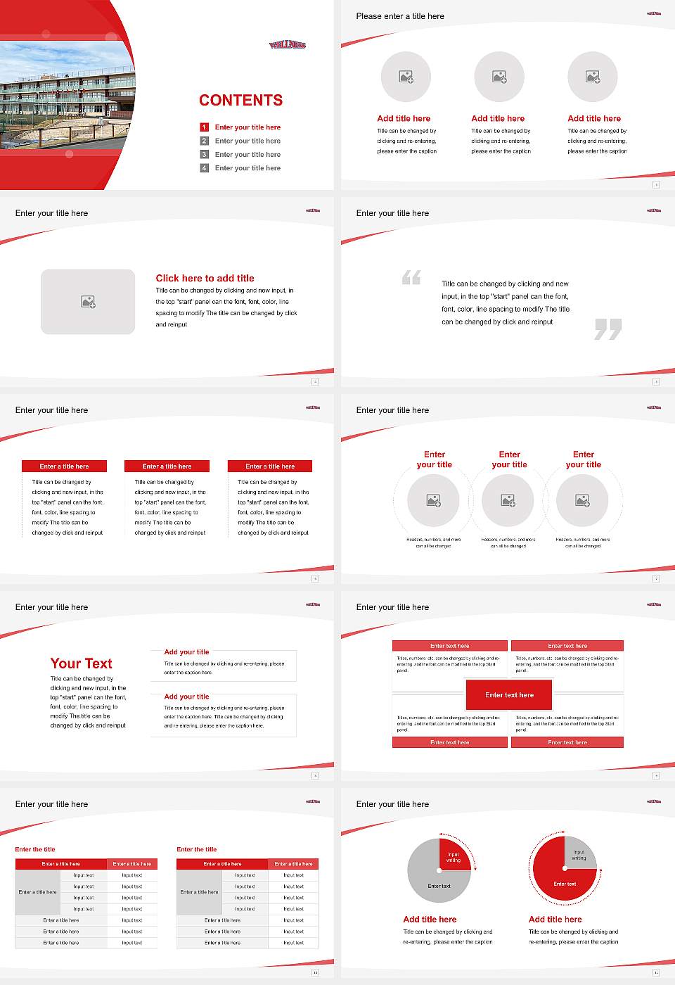 Nihon Wellness Sports University Course/Courseware Creation PPT Template16:9 ratio PPT effect preview image2