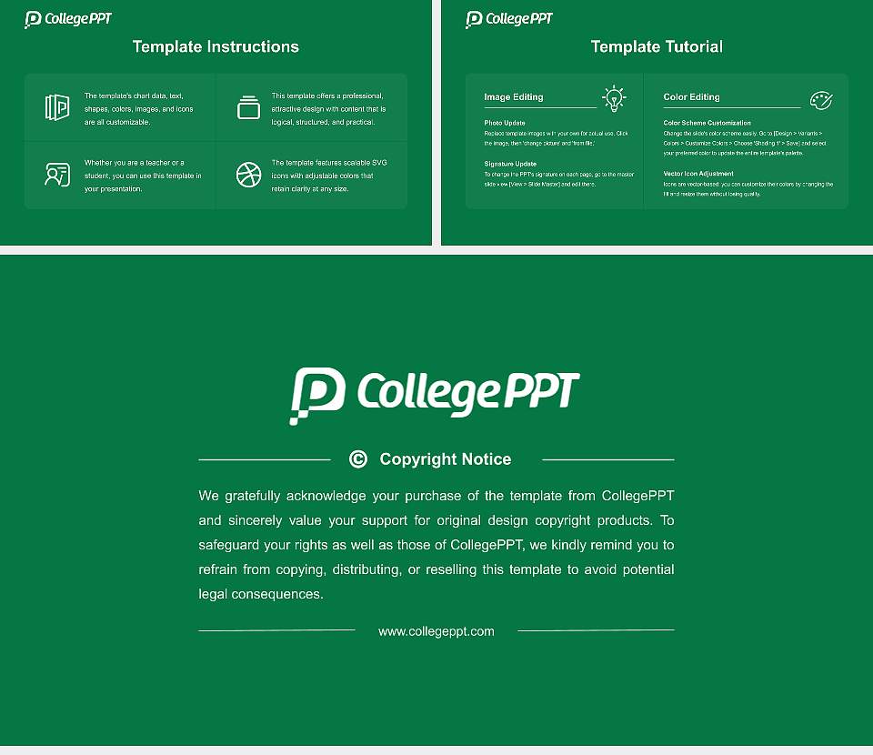 Nippon Bunri University Course/Courseware Creation PPT Template16:9 ratio PPT effect preview image5