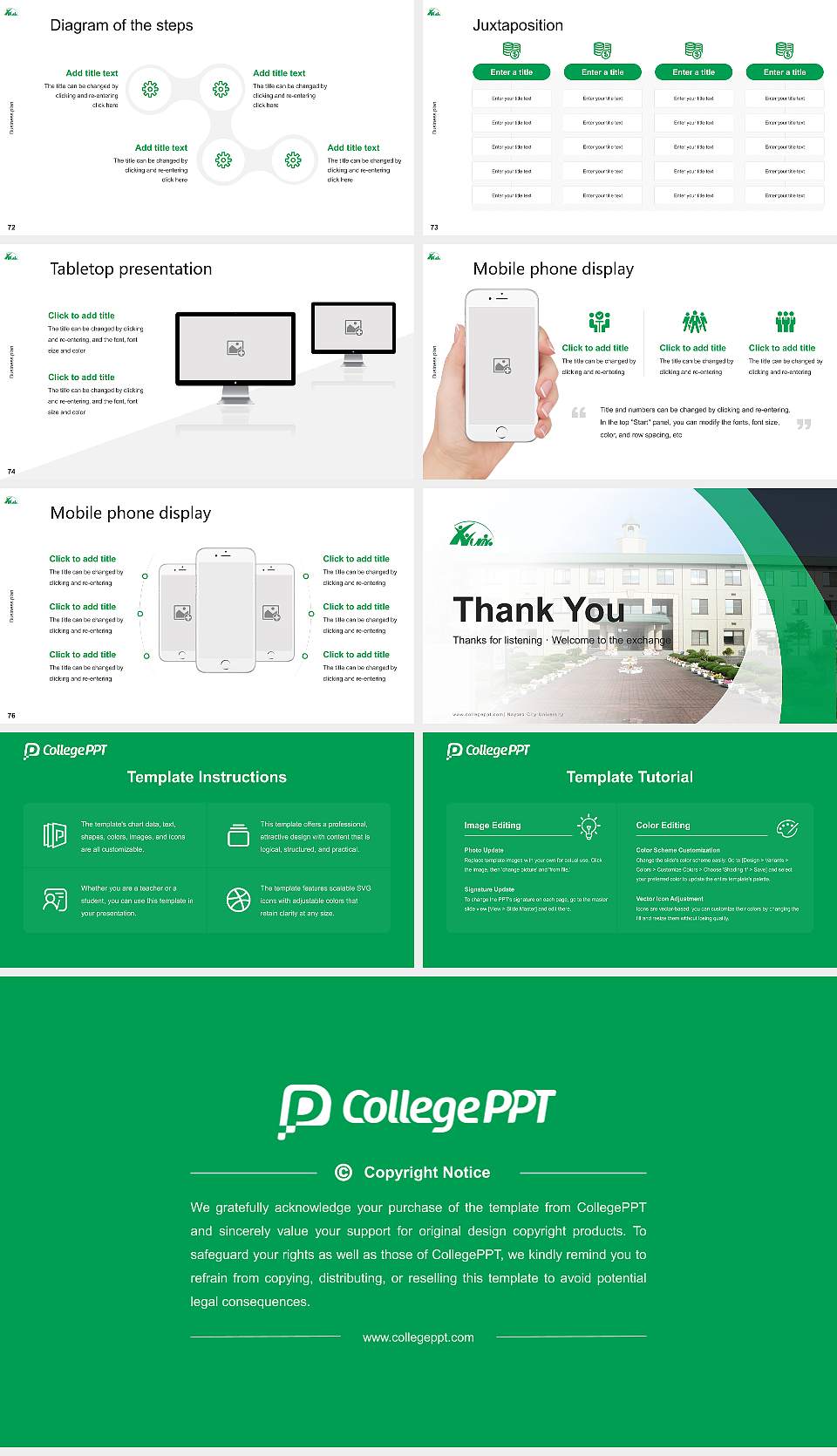 Nayoro City University Competition/Entrepreneurship Contest PPT Template16:9 ratio PPT effect preview image9