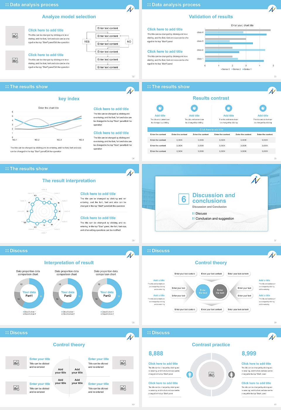 Naragakuen University Graduation Thesis Defense PPT Template16:9 ratio PPT effect preview image5