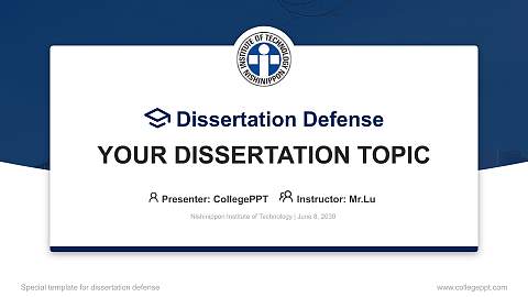 Nishinippon Institute of Technology Graduation Thesis Defense PPT Template