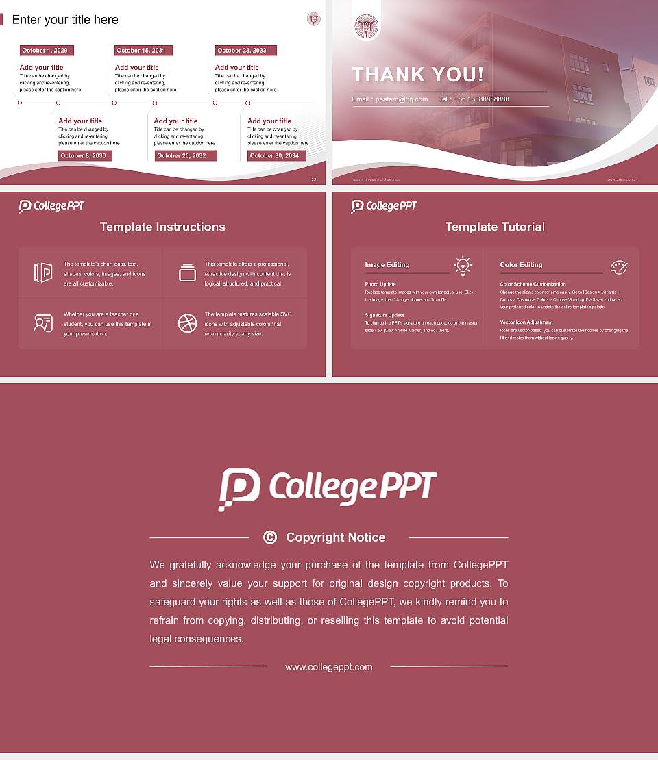 Nagoya University of Economics Lecture Sharing and Networking Event PPT Template16:9 ratio PPT effect preview image4