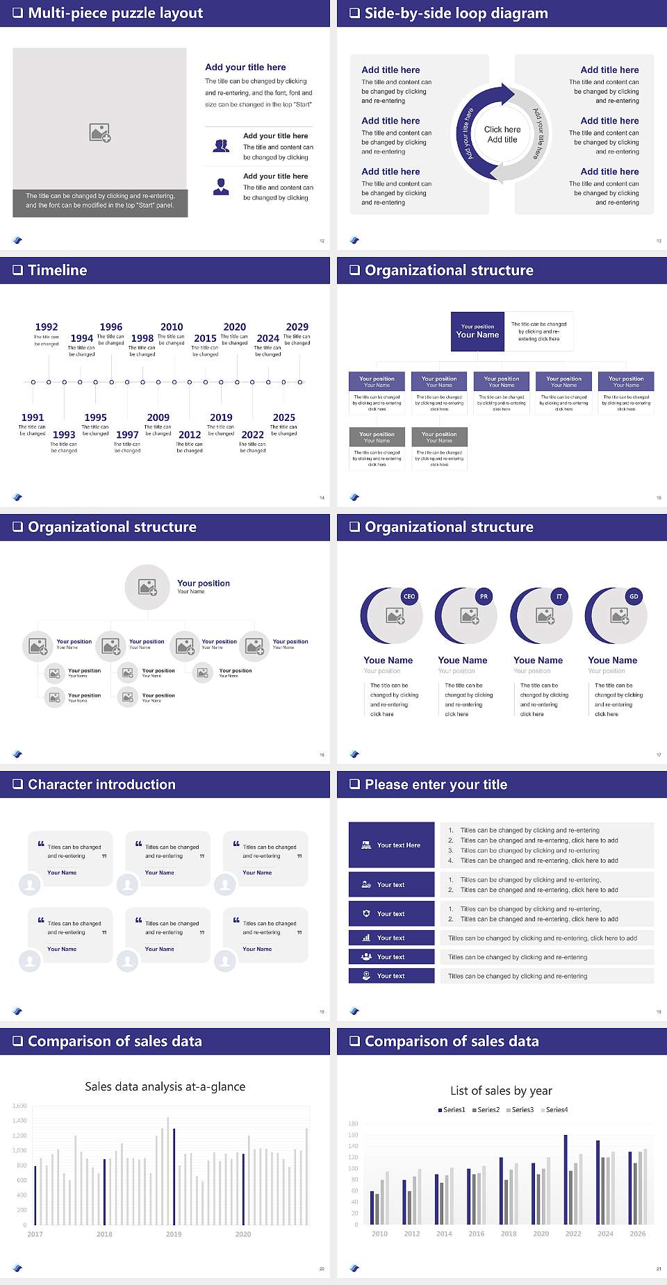 Niigata Sangyo University General PPT Template4:3 ratio PPT effect preview image3