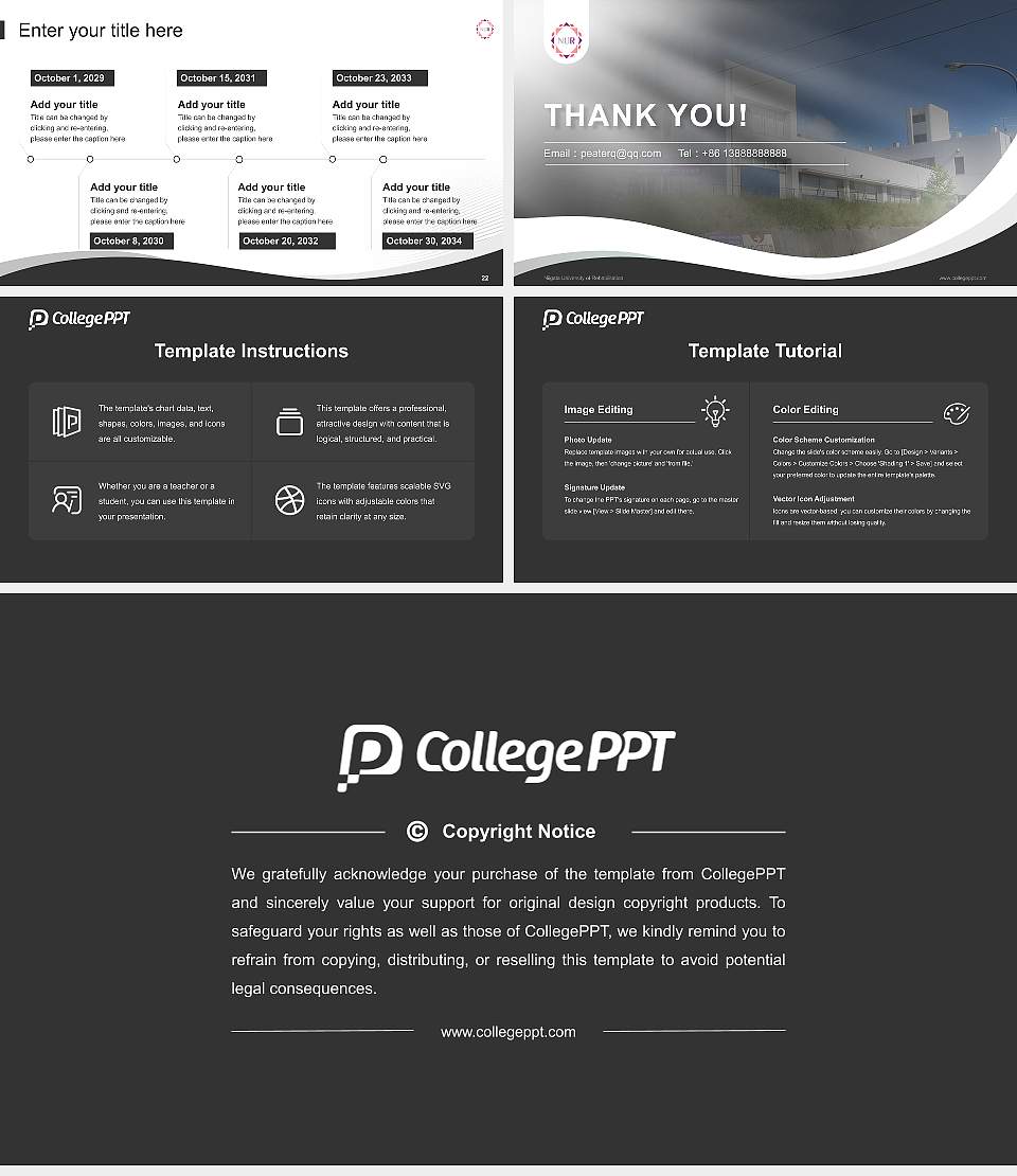 Niigata University of Rehabilitation Lecture Sharing and Networking Event PPT Template16:9 ratio PPT effect preview image4