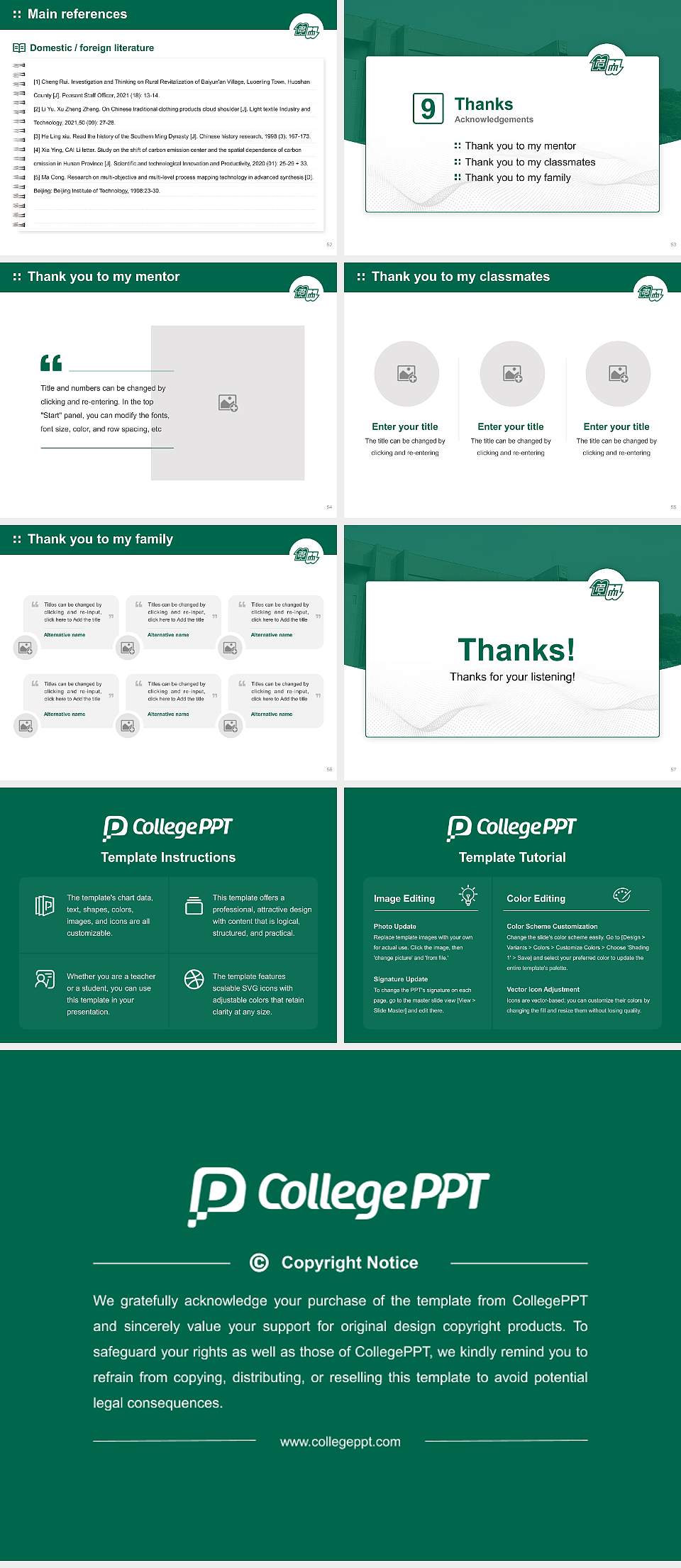 Nagoya University Graduation Thesis Defense PPT Template4:3 ratio PPT effect preview image7