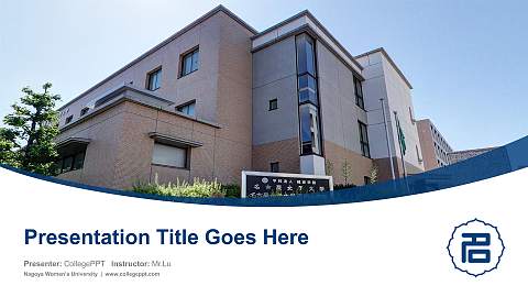 Nagoya Women’s University Course/Courseware Creation PPT Template