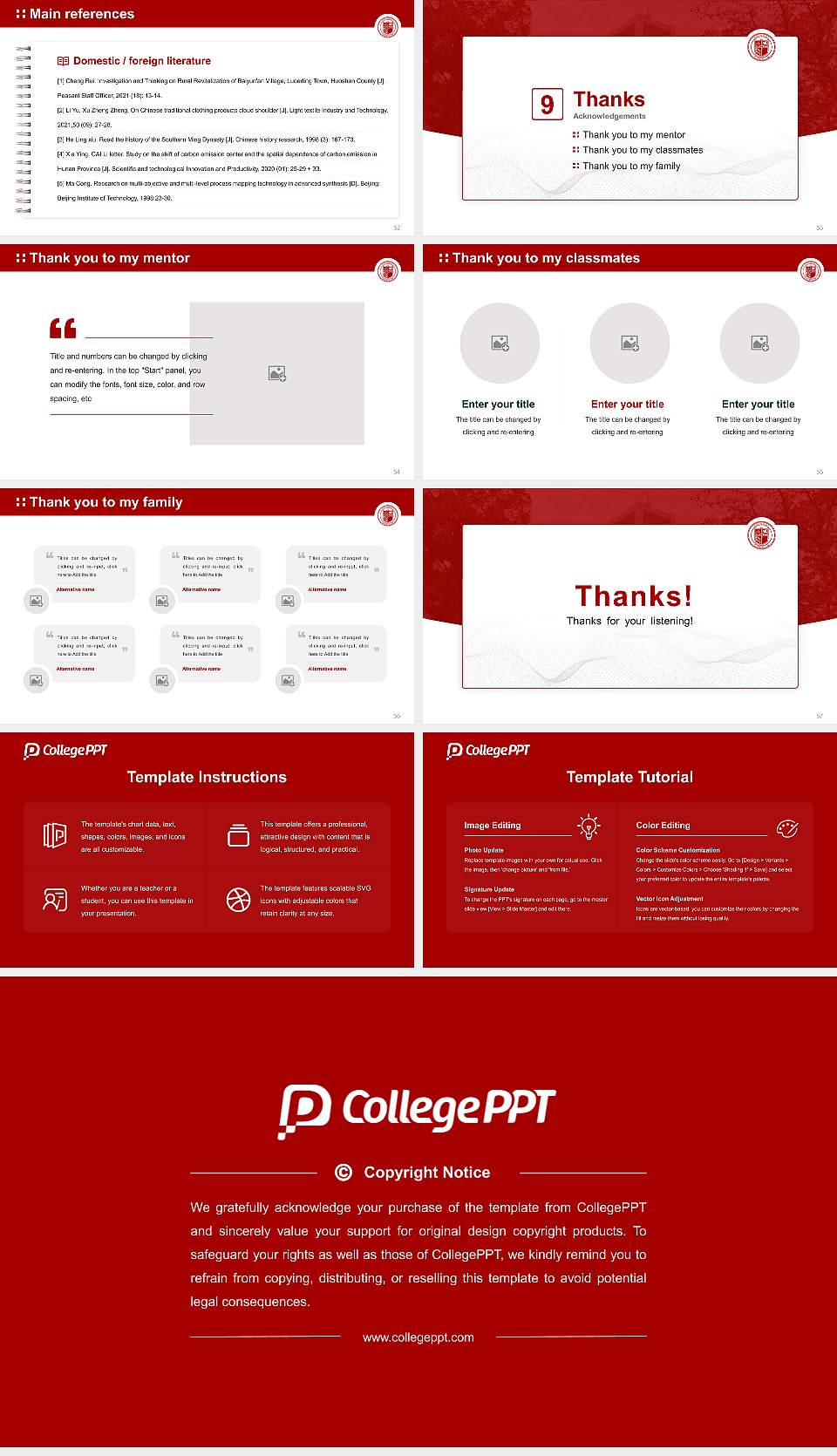 Nagasaki Wesleyan University Graduation Thesis Defense PPT Template16:9 ratio PPT effect preview image7