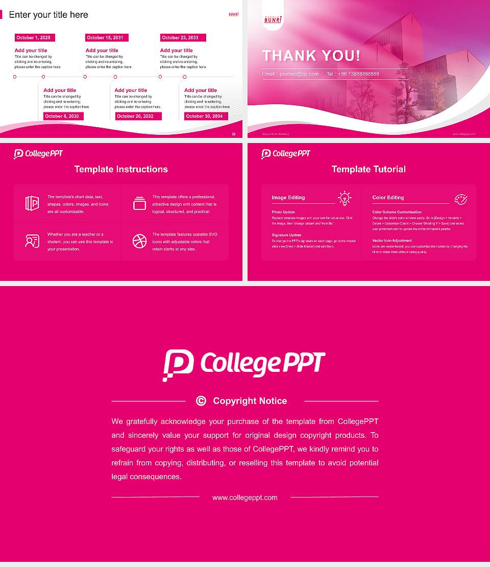 Nagoya Bunri University Lecture Sharing and Networking Event PPT Template16:9 ratio PPT effect preview image4