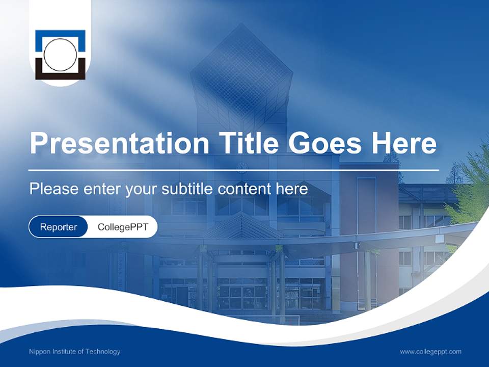 Nippon Institute of Technology Lecture Sharing and Networking Event PPT Template4:3 ratio PPT effect preview image4