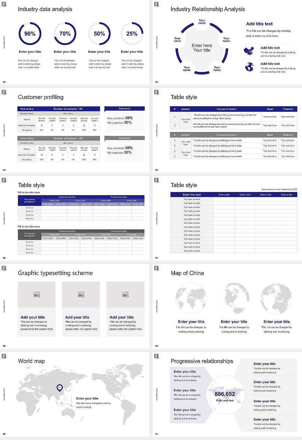 Nagoya University of Arts and Sciences Competition/Entrepreneurship Contest PPT Template16:9 ratio PPT effect preview image5