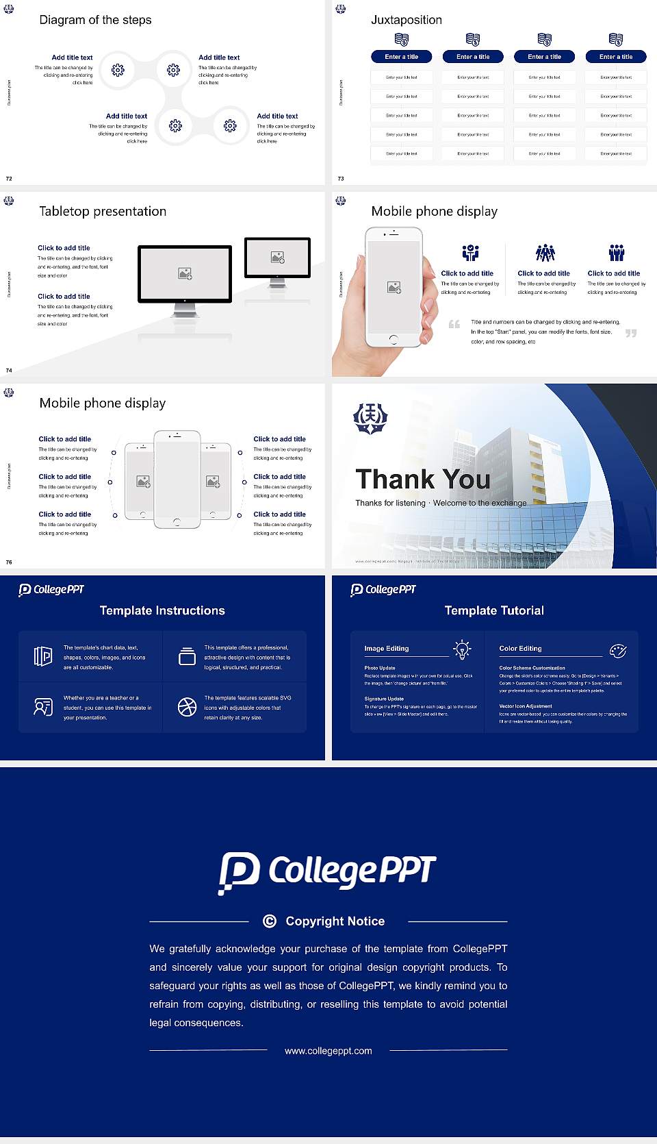 Nagoya Institute of Technology Competition/Entrepreneurship Contest PPT Template16:9 ratio PPT effect preview image9