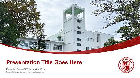 Nagasaki Wesleyan University Course/Courseware Creation PPT Template