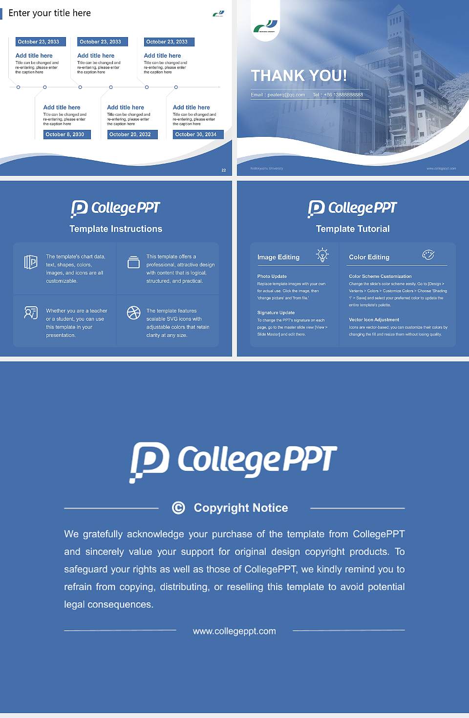 Nishikyushu University Lecture Sharing and Networking Event PPT Template4:3 ratio PPT effect preview image4