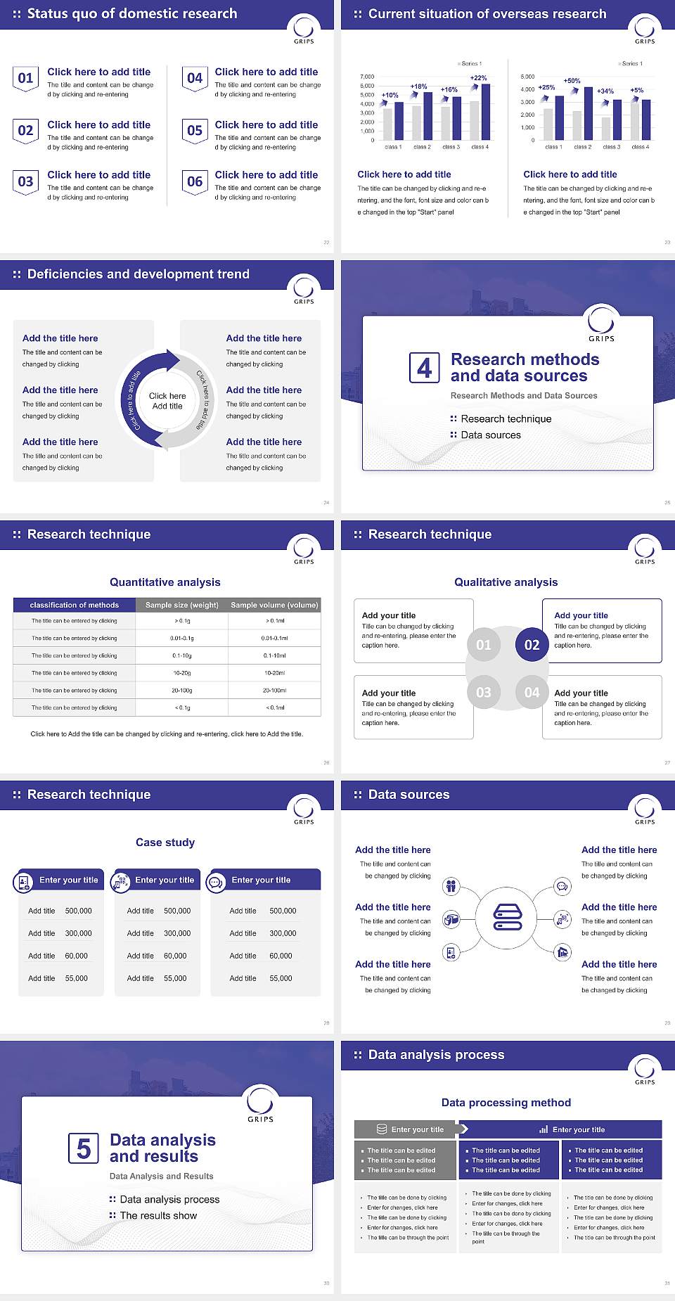 National Graduate Institute for Policy Studies Graduation Thesis Defense PPT Template4:3 ratio PPT effect preview image4