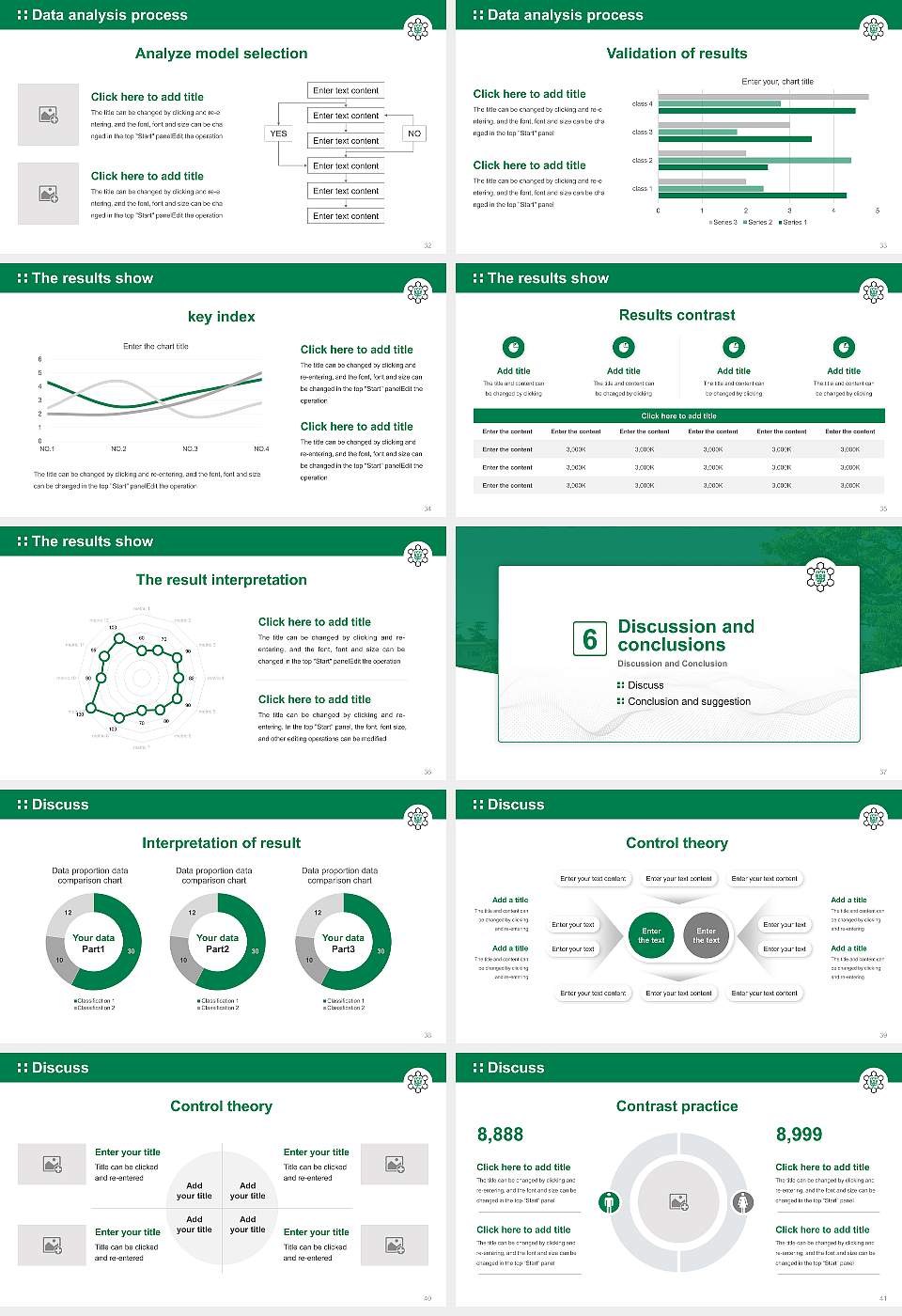 Niigata University Graduation Thesis Defense PPT Template16:9 ratio PPT effect preview image5