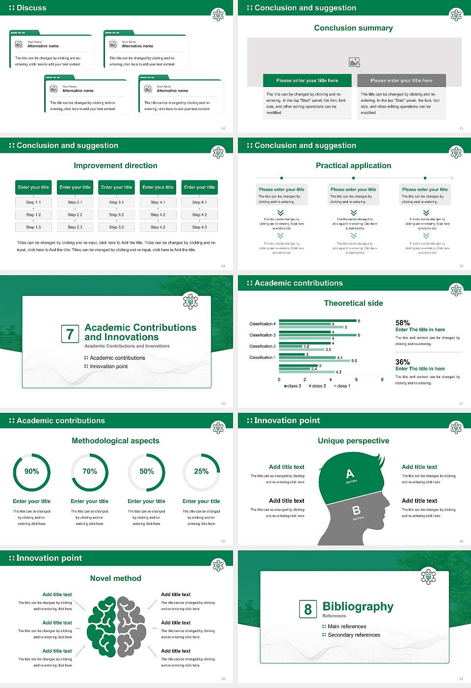 Niigata University Graduation Thesis Defense PPT Template16:9 ratio PPT effect preview image6