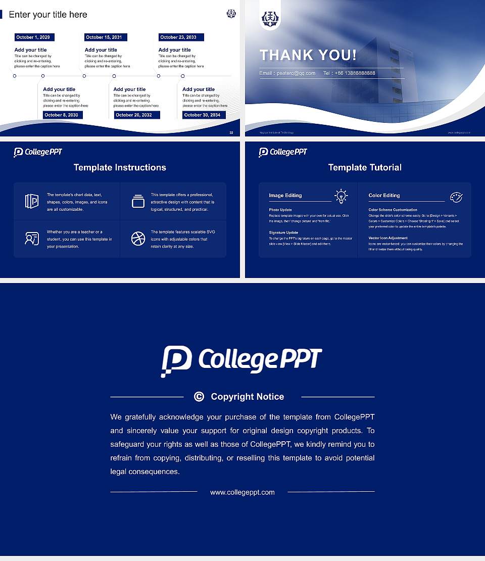 Nagoya Institute of Technology Lecture Sharing and Networking Event PPT Template16:9 ratio PPT effect preview image4