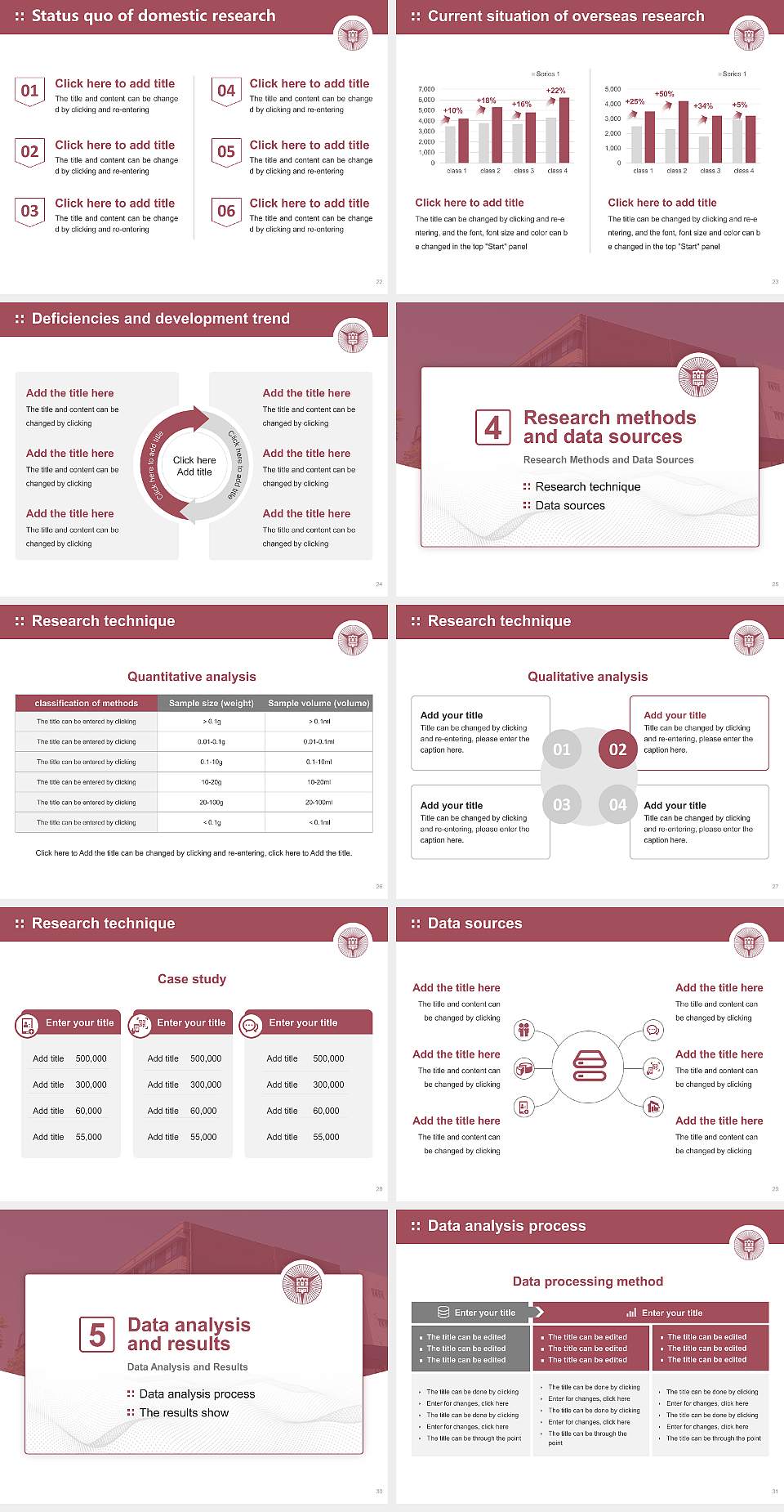 Nagoya University of Economics Graduation Thesis Defense PPT Template4:3 ratio PPT effect preview image4