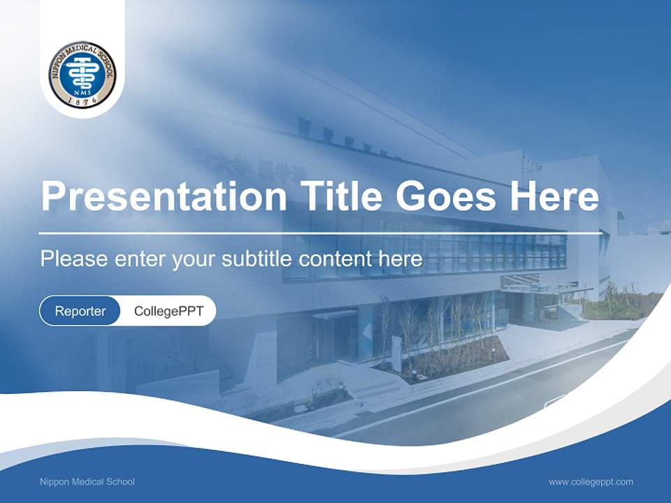 Nippon Medical School Lecture Sharing and Networking Event PPT Template4:3 ratio PPT effect preview image4