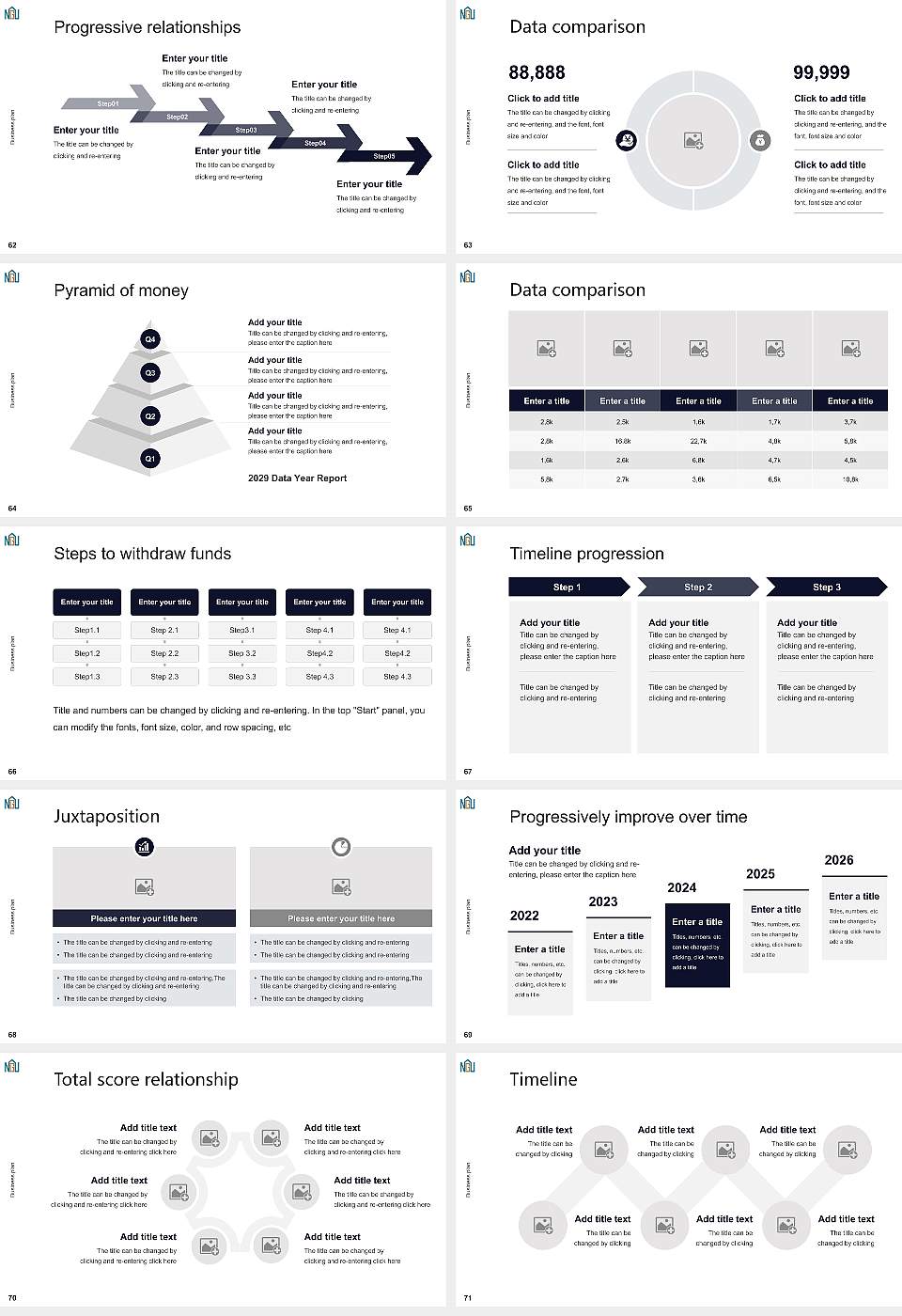 Nagoya Gakuin University Competition/Entrepreneurship Contest PPT Template16:9 ratio PPT effect preview image8