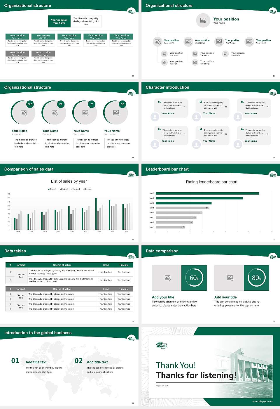 Nagoya University Academic Presentation/Research Findings Report PPT Template16:9 ratio PPT effect preview image4