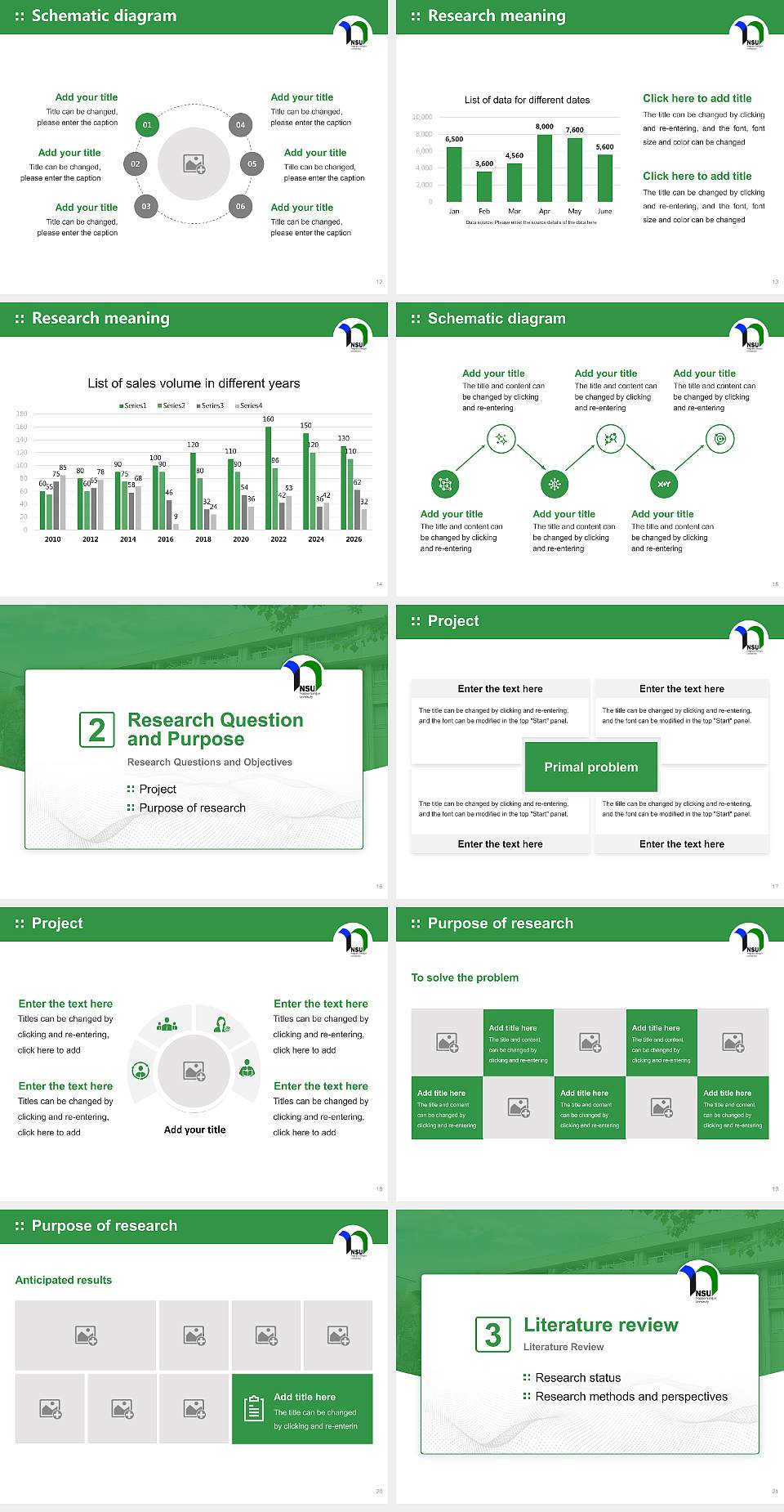 Nagoya Sangyo University Graduation Thesis Defense PPT Template4:3 ratio PPT effect preview image3