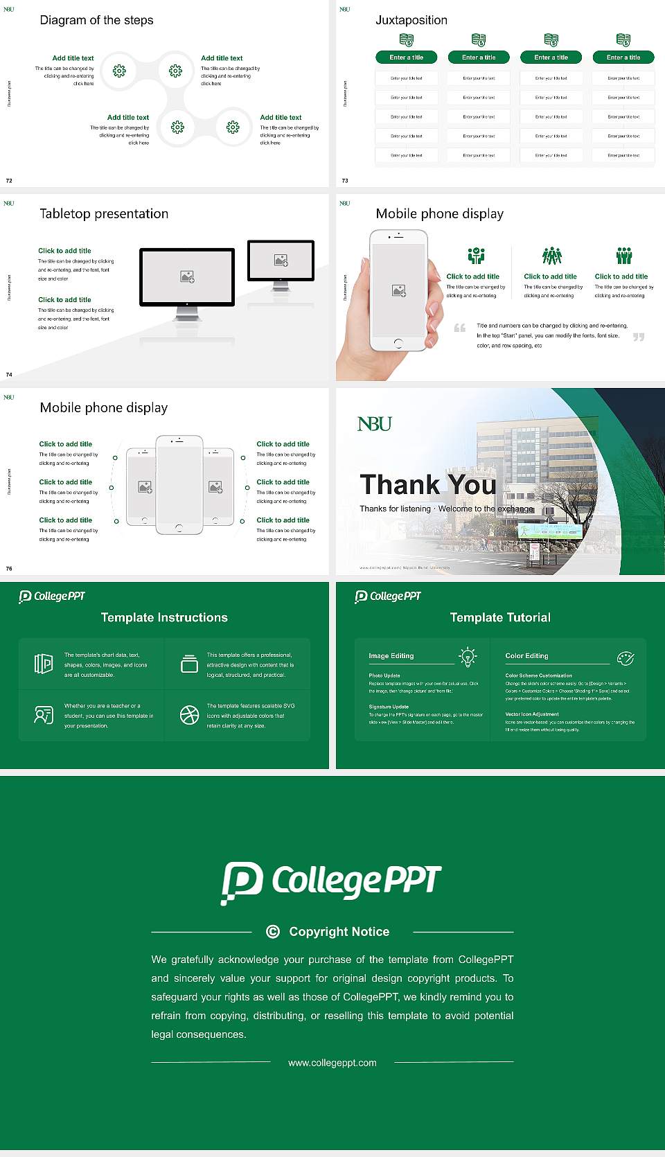 Nippon Bunri University Competition/Entrepreneurship Contest PPT Template16:9 ratio PPT effect preview image9