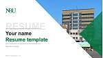 Nippon Bunri University Resume Templat PPT