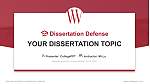 Nagasaki University of Foreign Studies Graduation Thesis Defense PPT Template