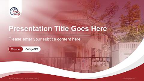 Nippon Veterinary and Life Science University Lecture Sharing and Networking Event PPT Template